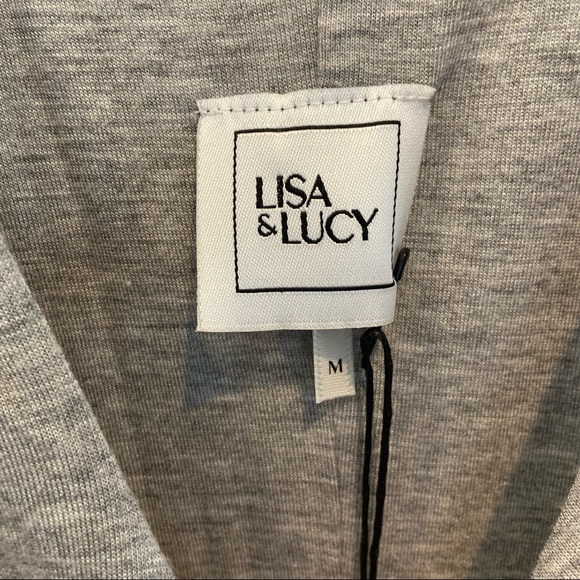 LISA & LUCY Bodycon Dress Stretch Jersey Knit Side Ruched Sleeveless Medium - Picture 4 of 8